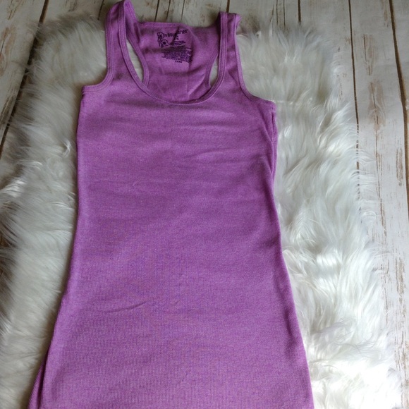 Lavender Racerback Stretch Tank Top Womens Size SM - Picture 7 of 7
